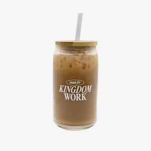 Kingdom Work Glass Bamboo Cup