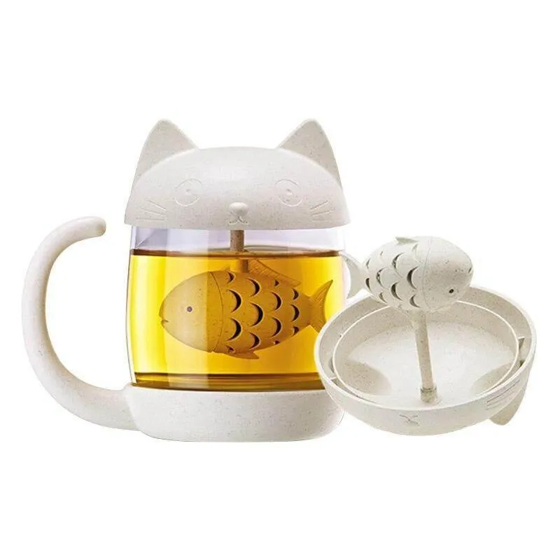 Kit-Tea Infuser Cat Mug