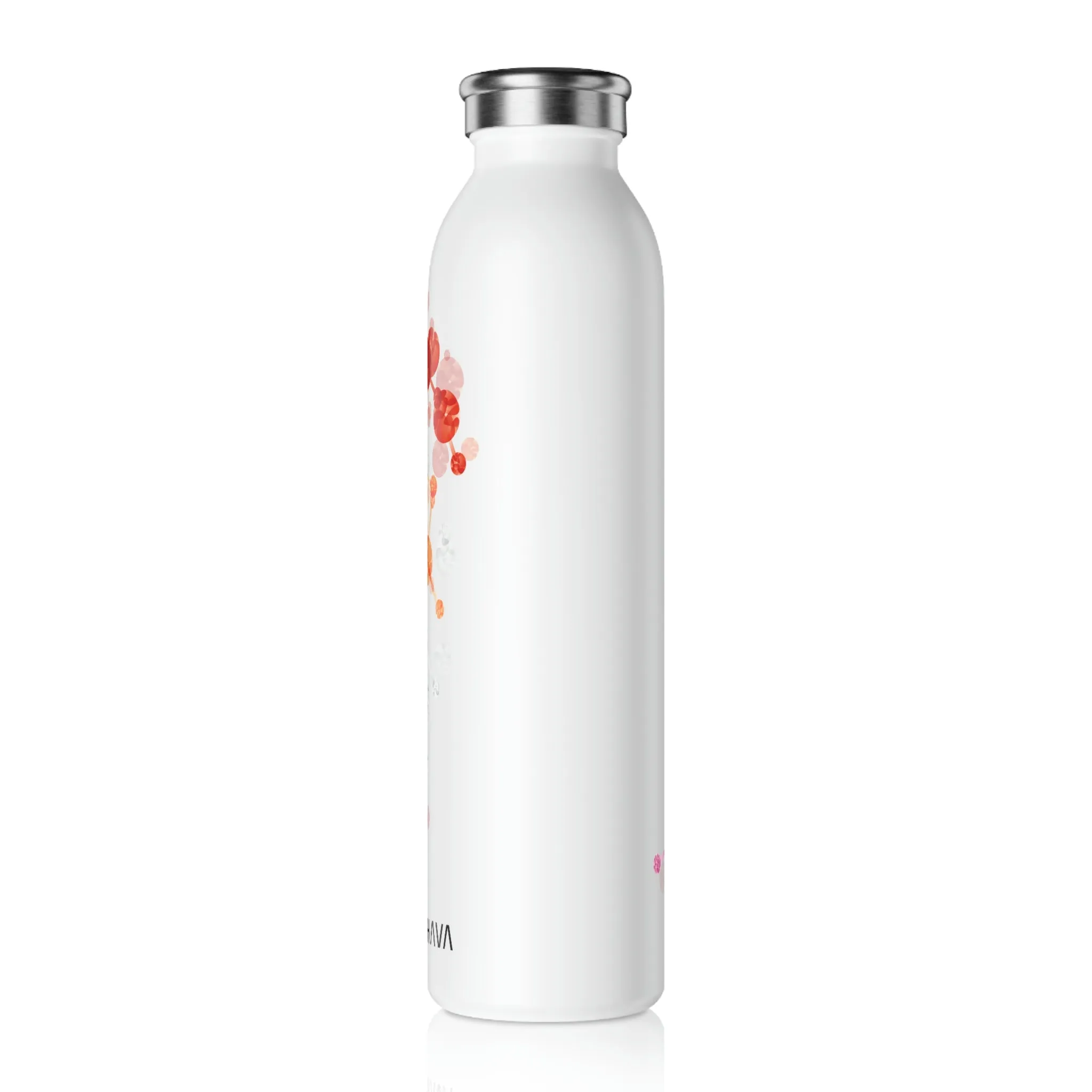 Lesbian Flag 2023 Pride, Slim Water Bottle D.C. Pride - My Rainbow is In My DNA