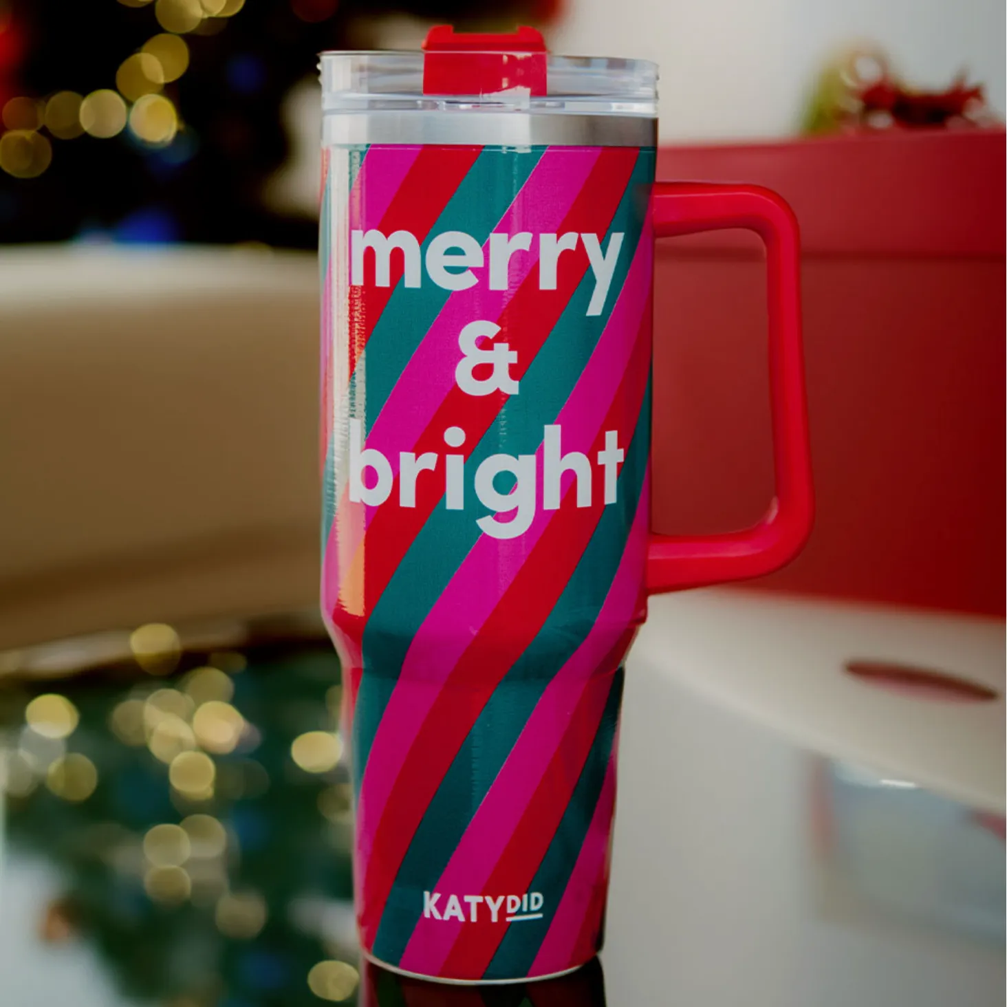 Merry & Bright Insulated 40oz Tumbler