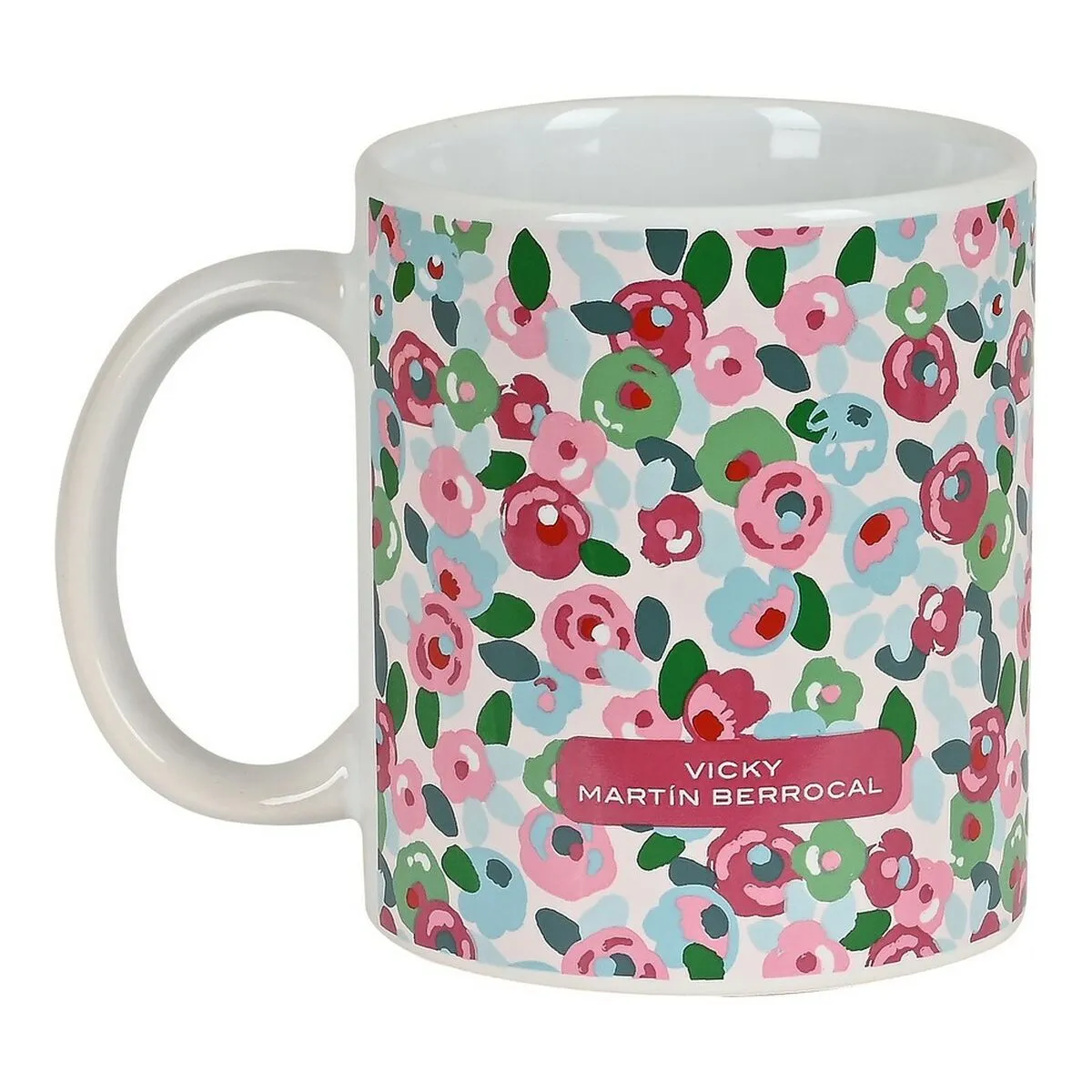 Mug Vicky Martín Berrocal Rosebloom Ceramic Multicolour (350 ml)