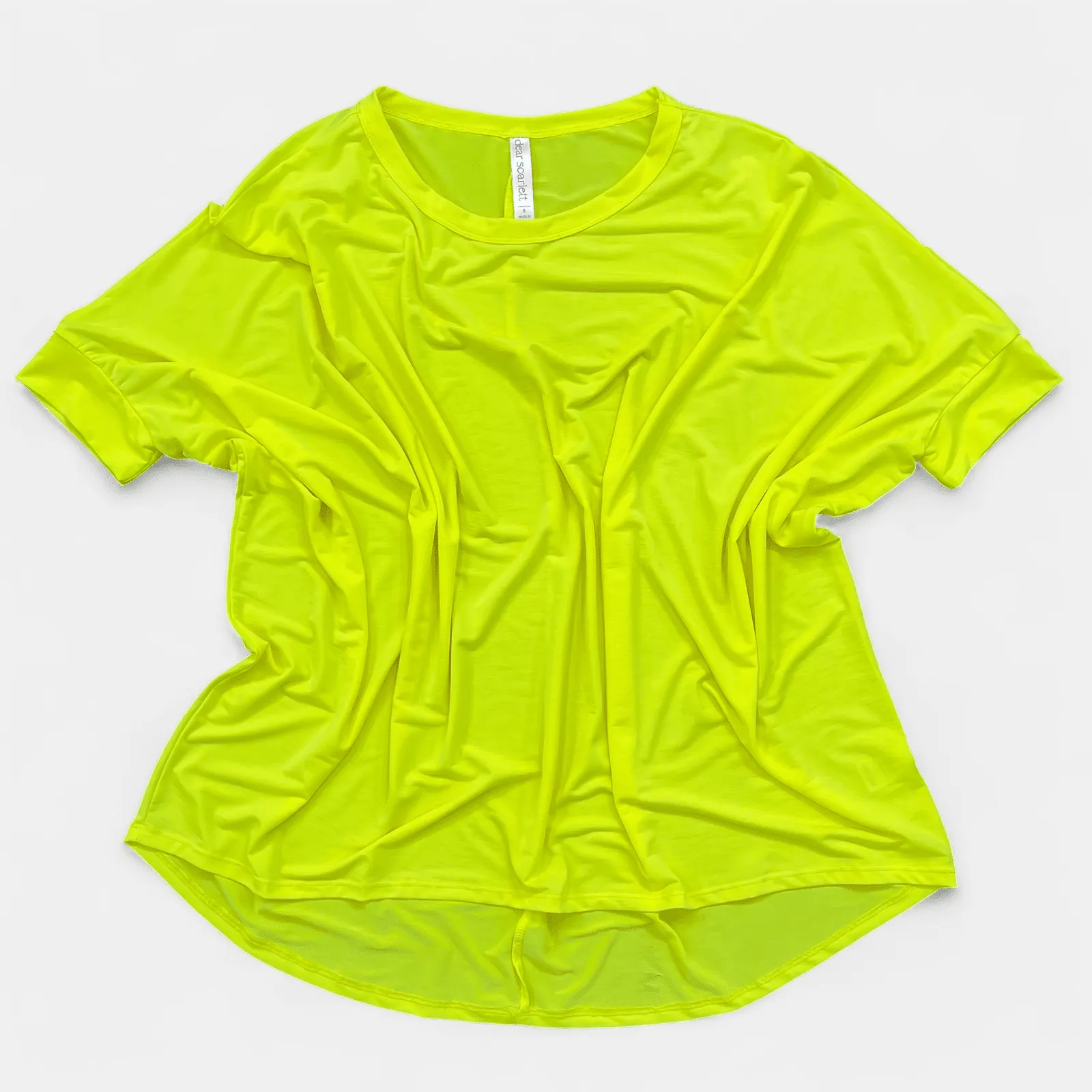 Neon Yellow Essential Top [NO RETURNS]