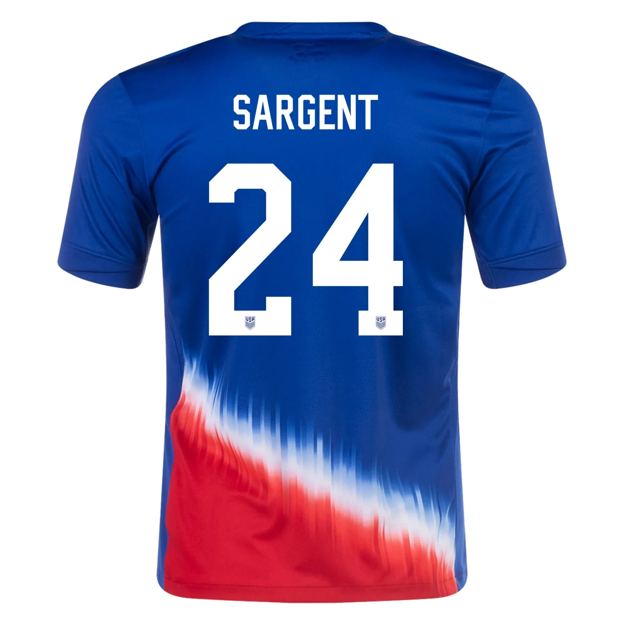 Nike Mens United States Josh Sargent Away Jersey 24/25 (Old Royal/Sport Red)