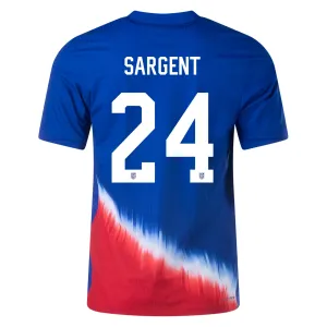 Nike United States Match Authentic Josh Sargent Away Jersey 24/25 (Old Royal/Sport Red/White)