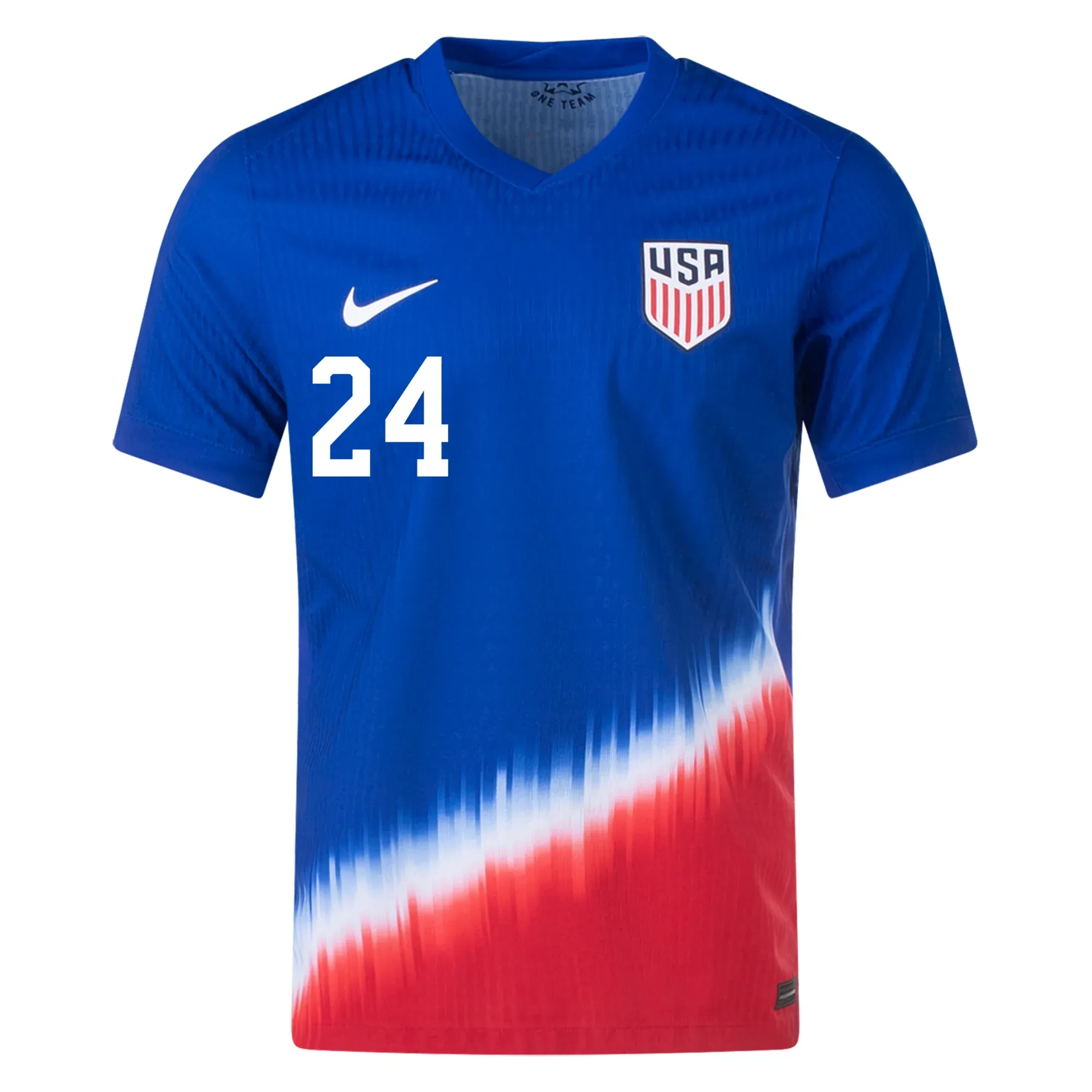 Nike United States Match Authentic Josh Sargent Away Jersey 24/25 (Old Royal/Sport Red/White)