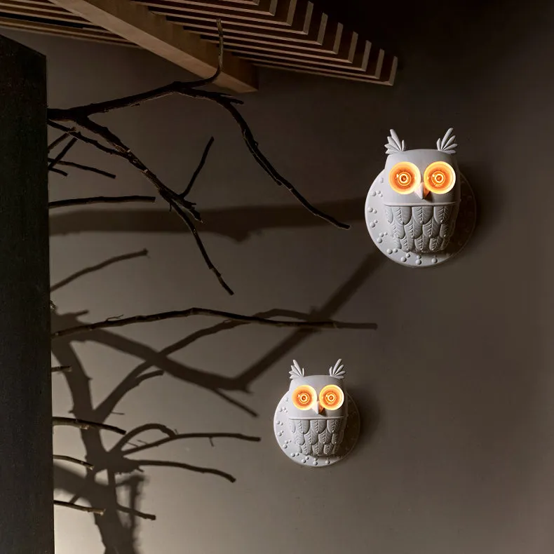 Nordic Style Owl Wall Light