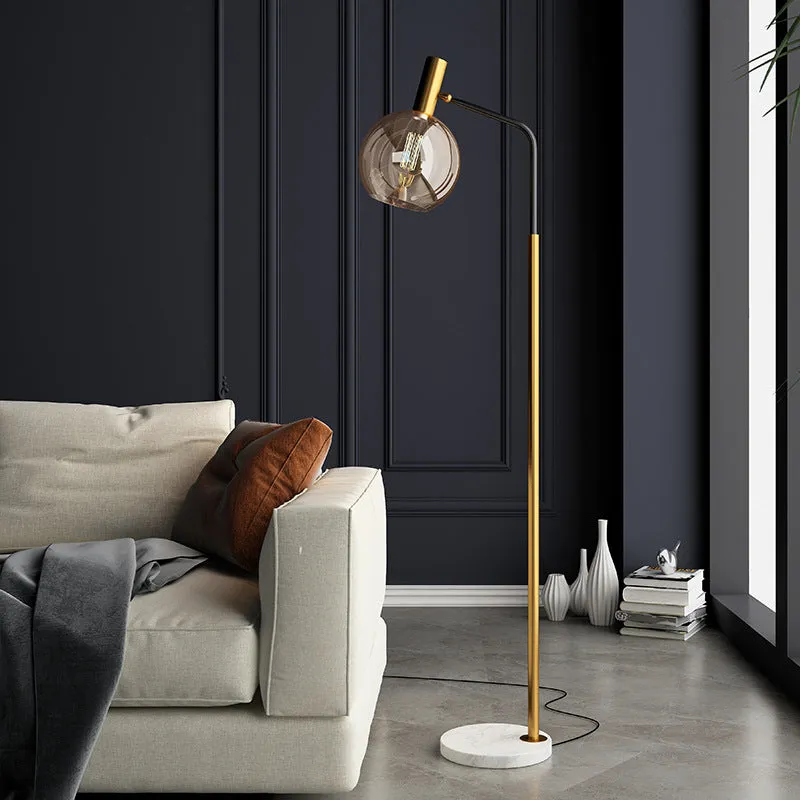 Orbit Glass Shade Floor Lamp