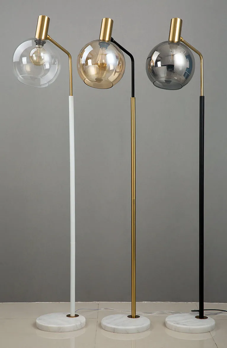 Orbit Glass Shade Floor Lamp