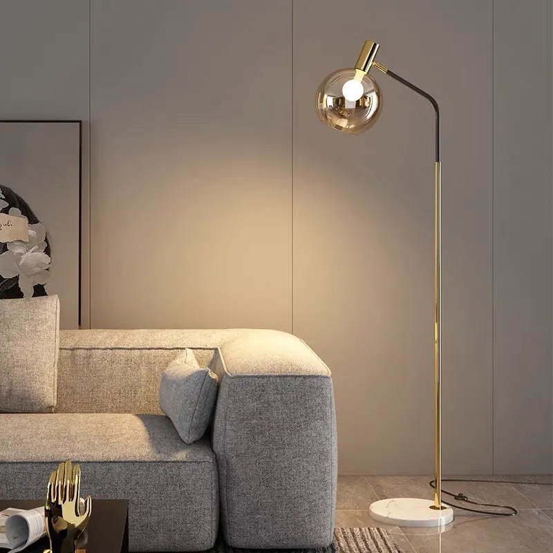 Orbit Glass Shade Floor Lamp