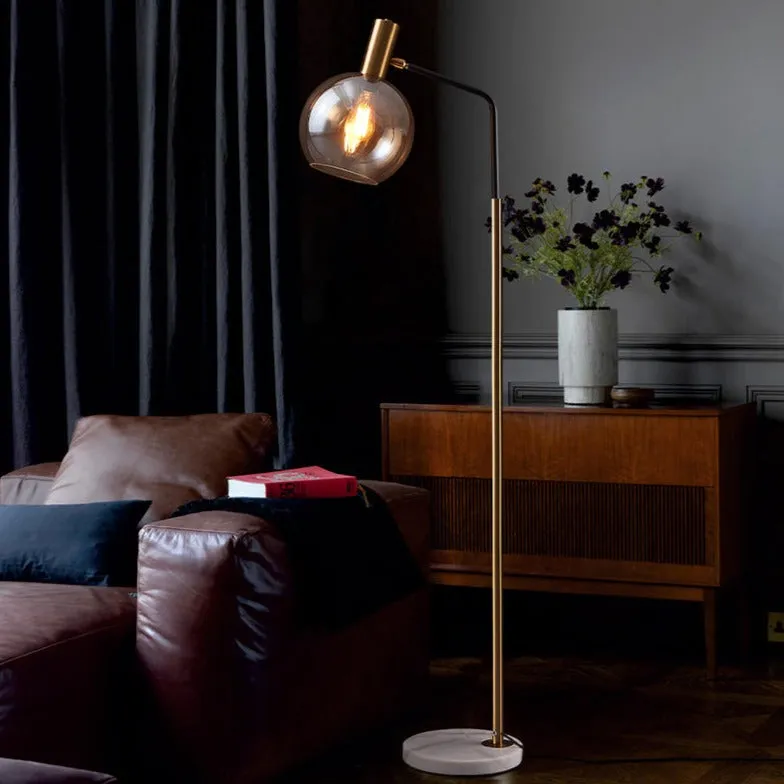 Orbit Glass Shade Floor Lamp