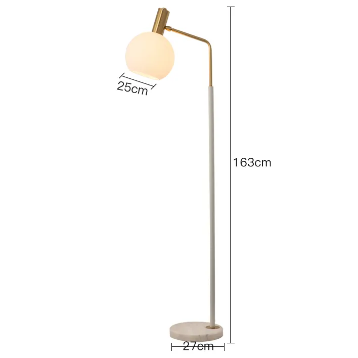 Orbit Glass Shade Floor Lamp