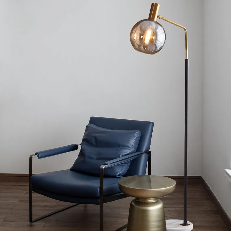 Orbit Glass Shade Floor Lamp