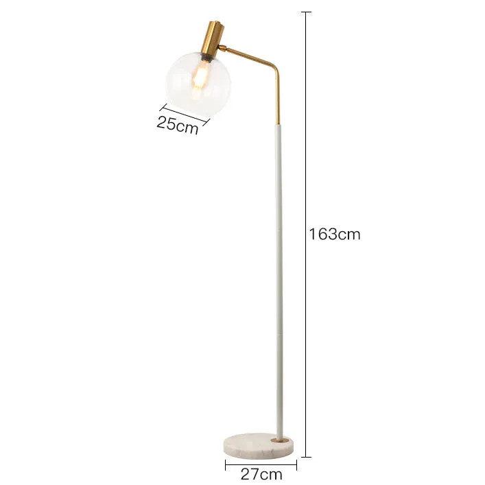 Orbit Glass Shade Floor Lamp