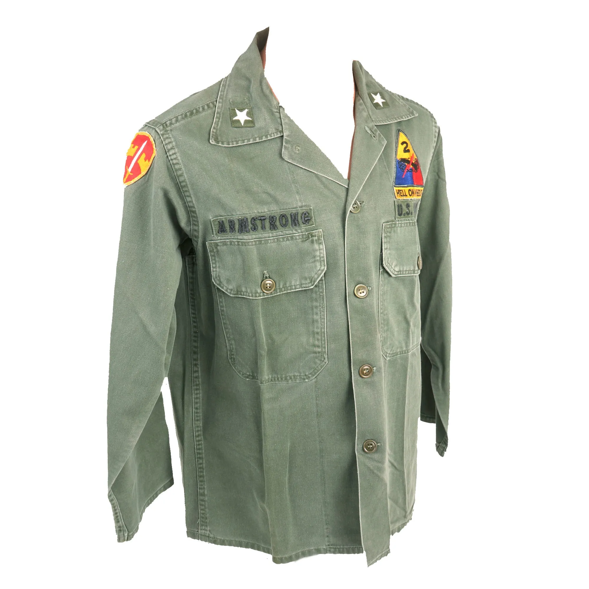 Original U.S. Vietnam War Brigadier General Dewitt Armstrong Utility Uniform Grouping - Chief MACV Planner in Saigon