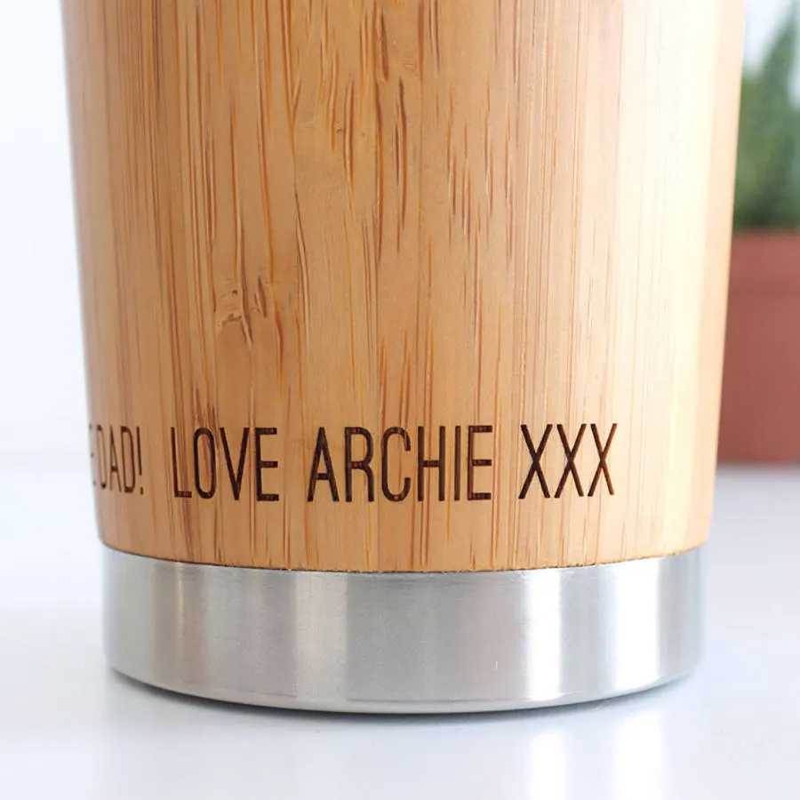 Personalised Adventures With Dad Travel Mug