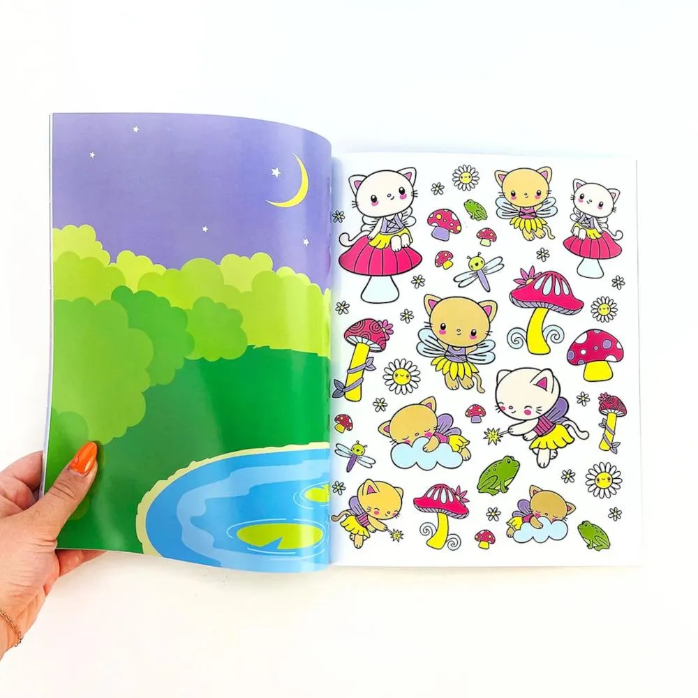 Pipsticks Draw-Along Fantasy Sticker Book