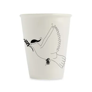 Porcelain cup - Santa Peace Pigeon