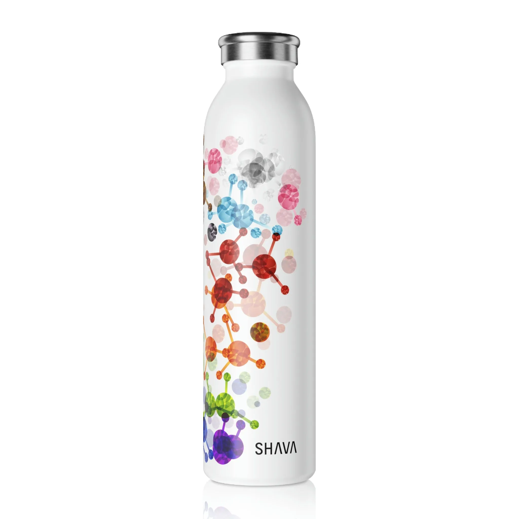 Progress Flag 2023 Pride, Slim Water Bottle D.C. Pride - My Rainbow is In My DNA