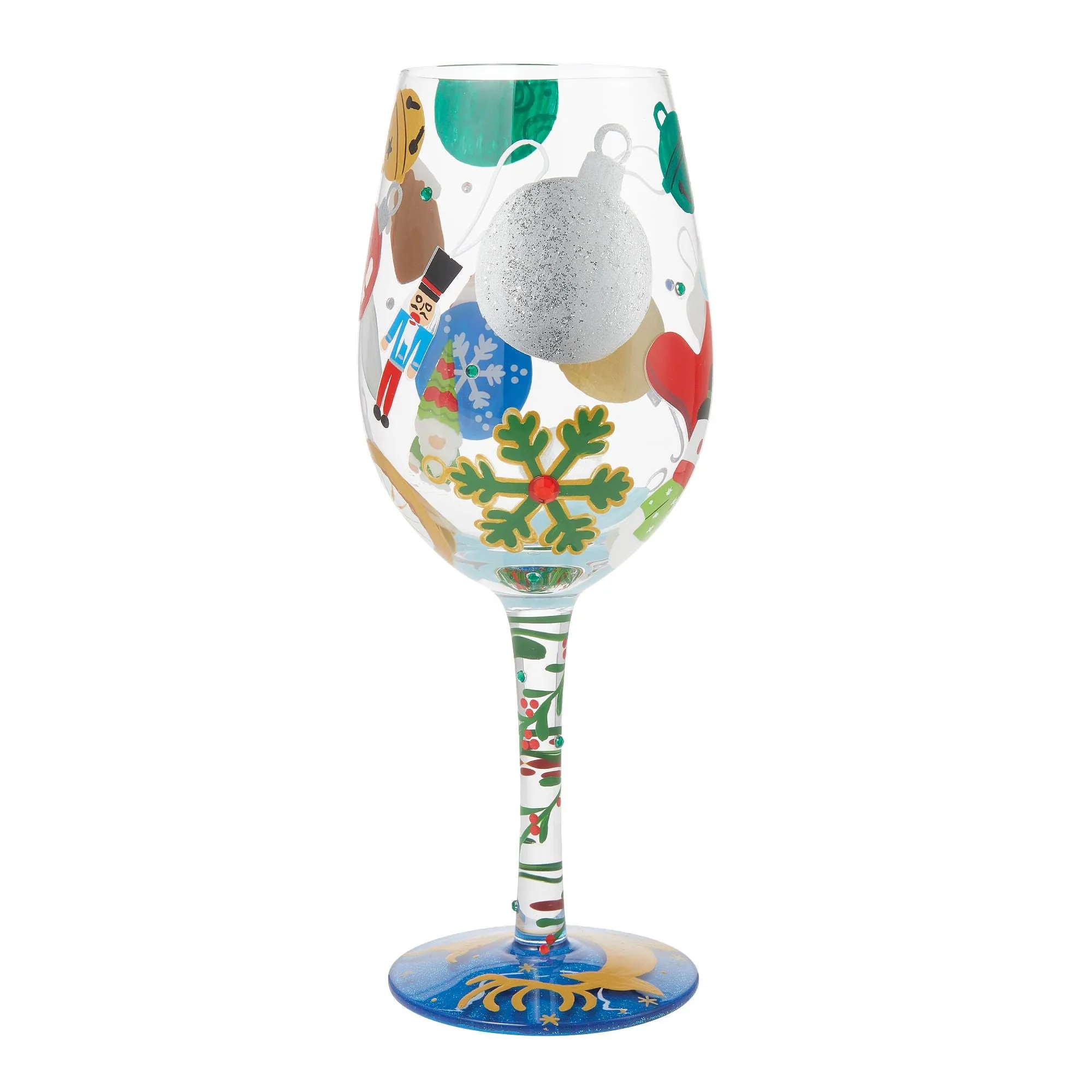 Pull out the Decorations Hand Painted Wine Glass