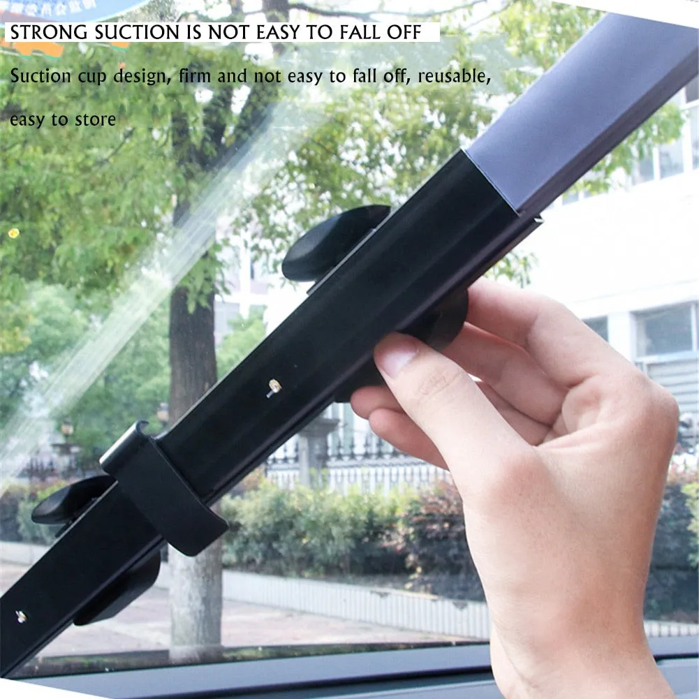 Retractable Sun Shade For Car Window Aluminum Film