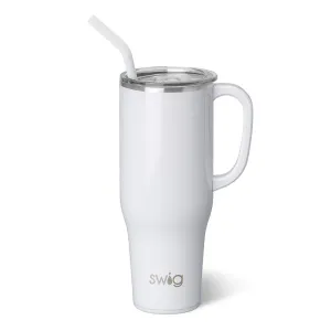 Shimmer White Mega Mug 40oz