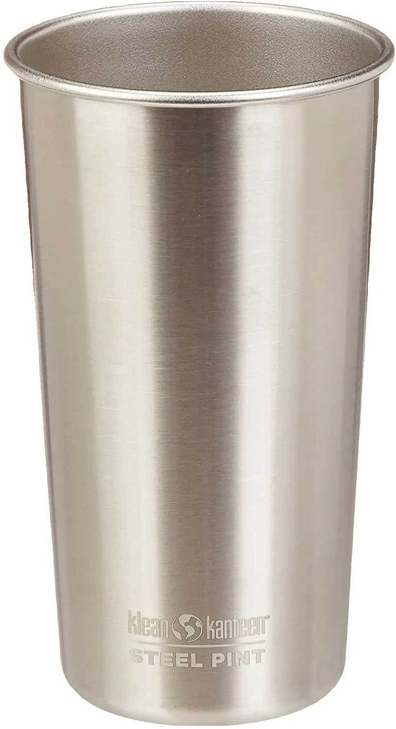 Single Wall Stainless Steel Cups, 4 Pcs