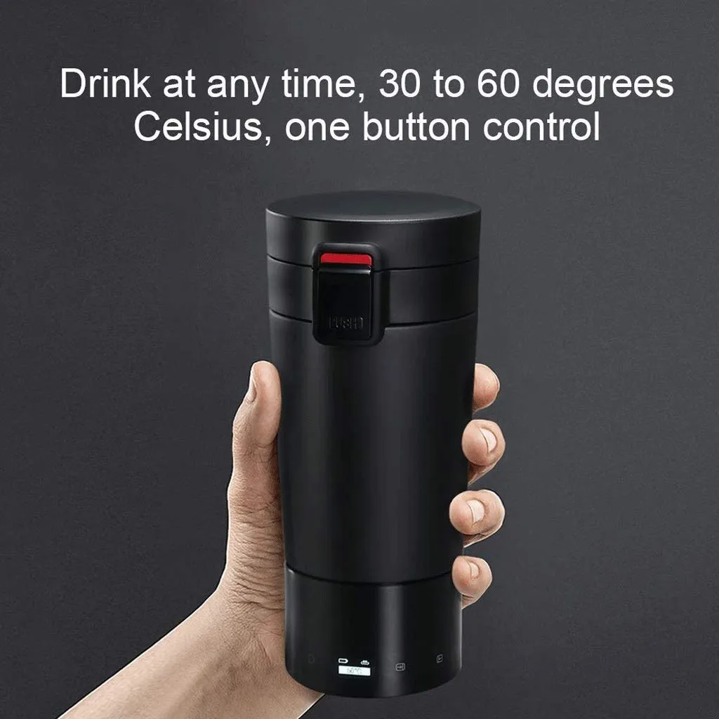 SMEJS Coffee Travel Mug - Temperature Controlled Smart Mug, App Control, Boils Water, Brews and Maintains Coffee or Tea