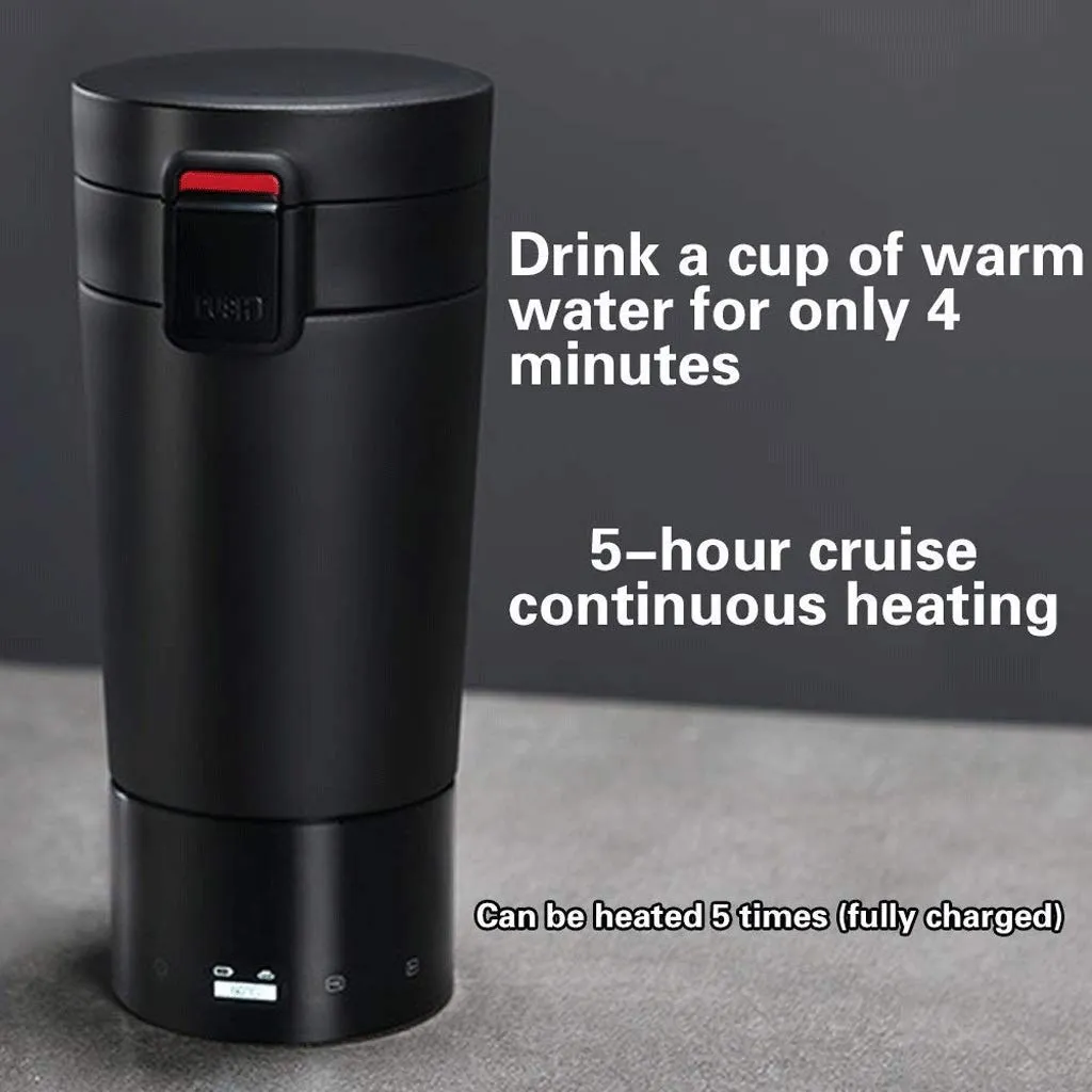 SMEJS Coffee Travel Mug - Temperature Controlled Smart Mug, App Control, Boils Water, Brews and Maintains Coffee or Tea