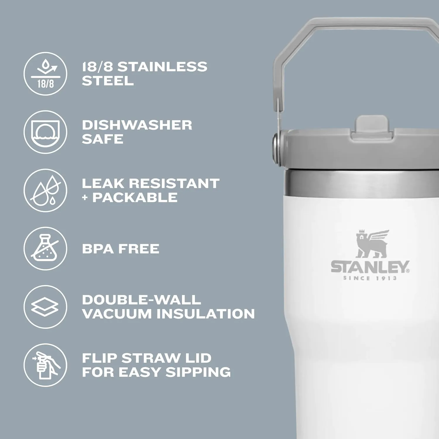 Stanley The Iceflow Flip Staw 30 oz Tumbler - 2024