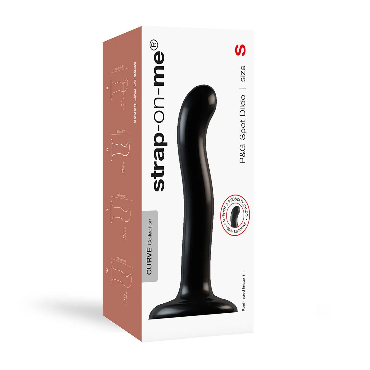 Strap-On-Me P&G-Spot Dildo Small Black