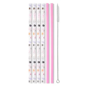 Swig Reusable Straw Set - Sweet and Spooky   Pink