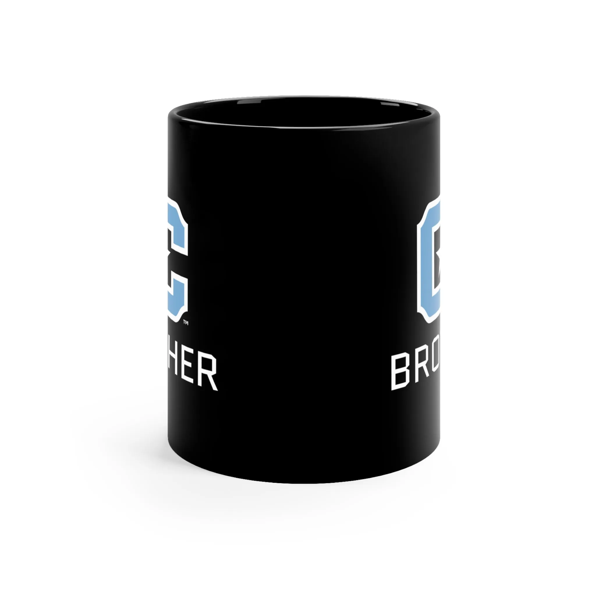 The Citadel Block C Logo, Sports Brother, Black Mug, 11oz