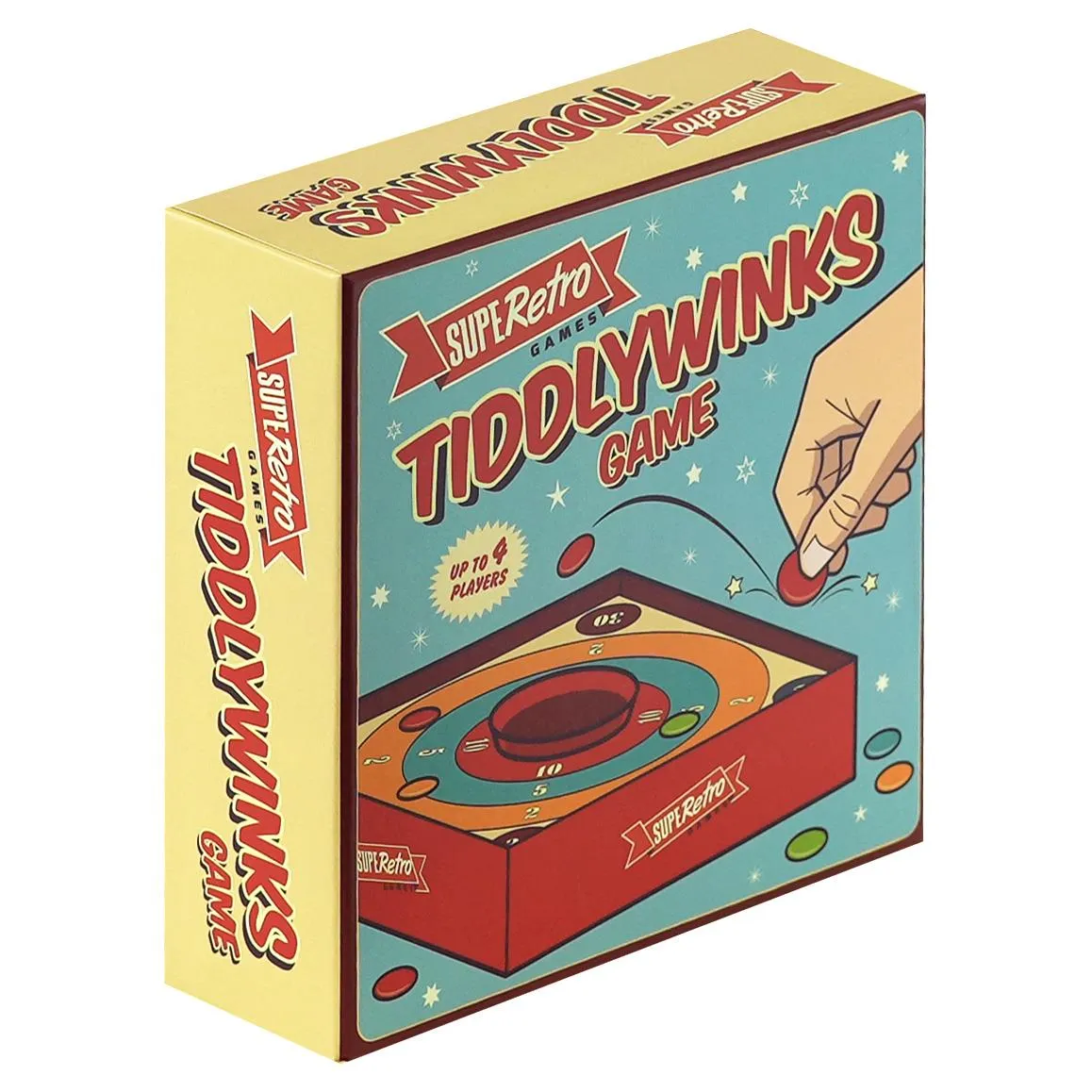 Traditional Tiddlywinks Game for 4 Players