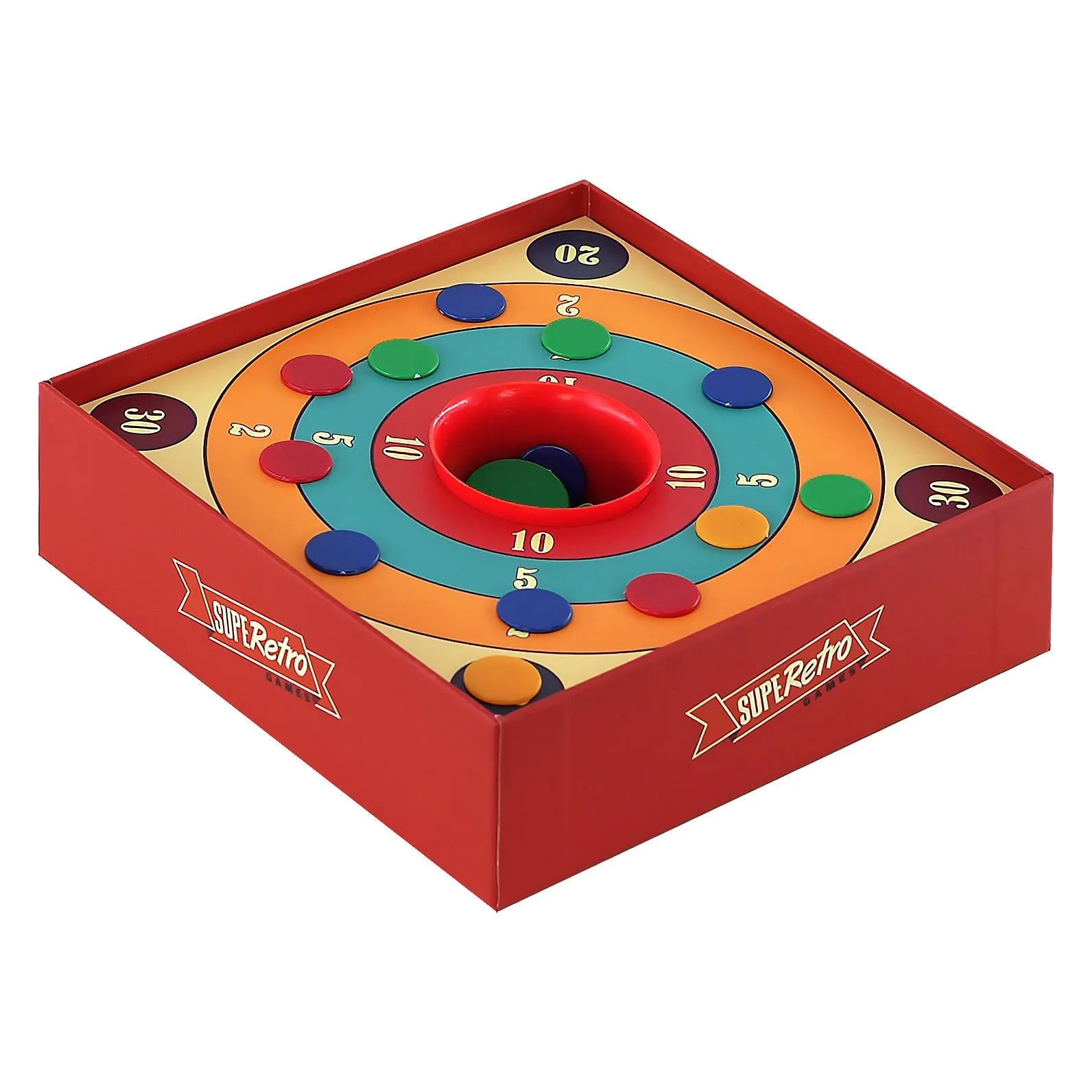 Traditional Tiddlywinks Game for 4 Players