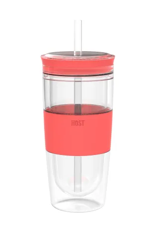 Tumbler FREEZE™ Cooling Cup in Coral by HOST®