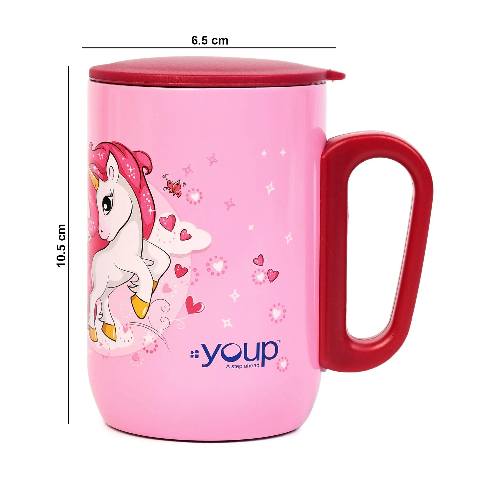 Unicorn Different is Beautiful Kids Insulated Mug with Cap SORSO-UCM - 320 ml