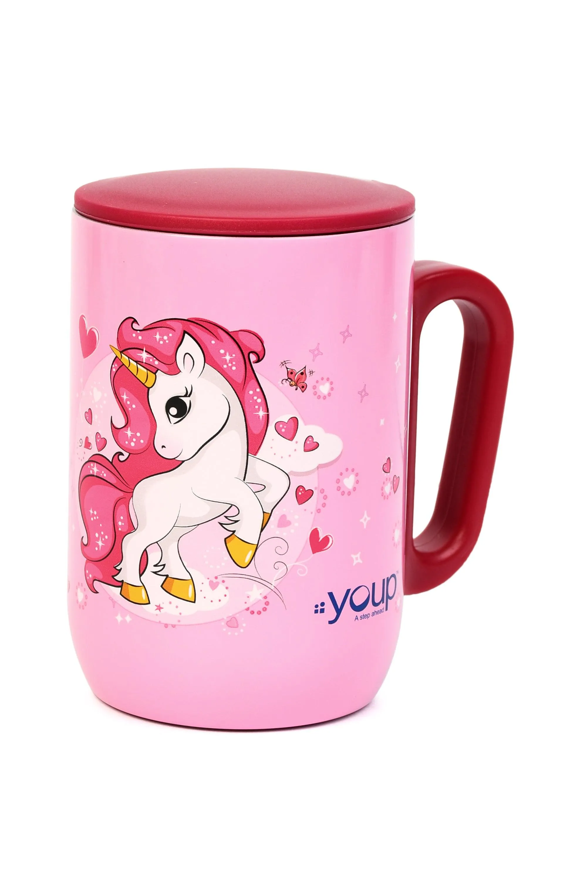 Unicorn Different is Beautiful Kids Insulated Mug with Cap SORSO-UCM - 320 ml