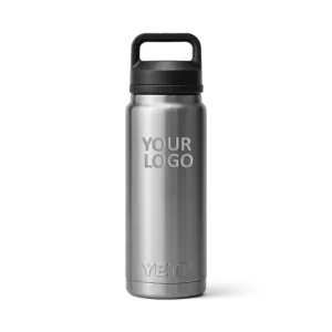 YETI Custom 26 Oz Rambler Bottles with Chug Cap, Stainless