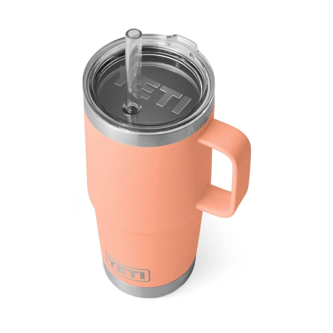 YETI Rambler Straw Mug 25oz Low Country Peach