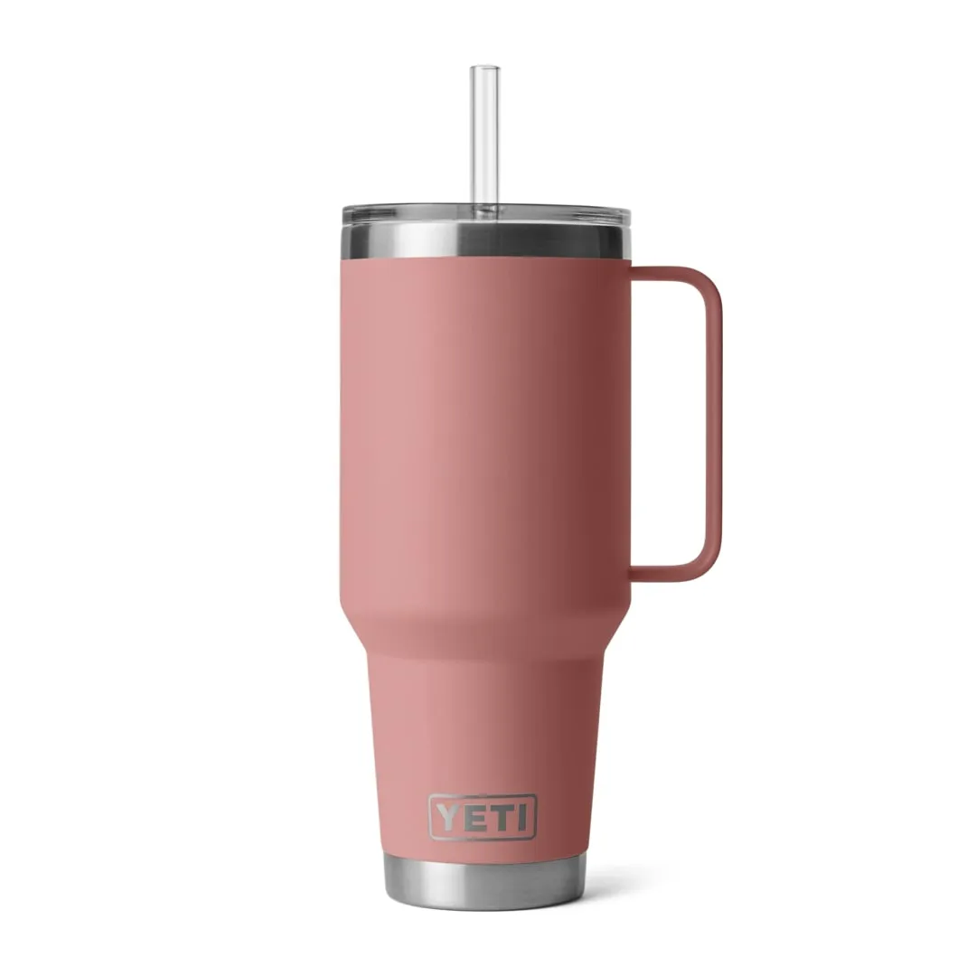 YETI Rambler Straw Mug 42oz Sandstone Pink